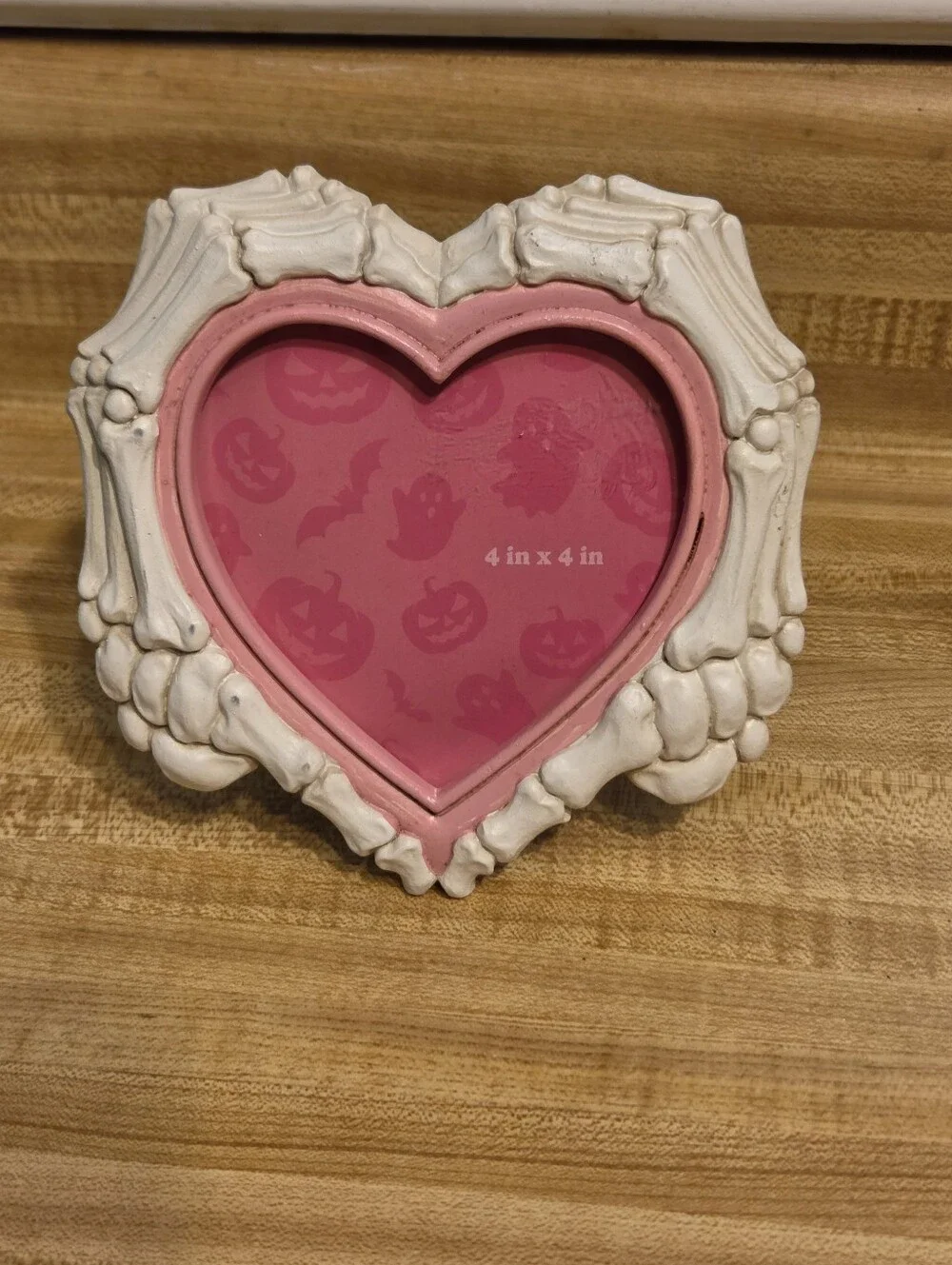 Skeleton Heart Hands NWT Picture Frame